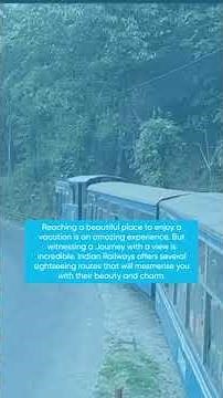 Most Beautiful Train Journeys in India