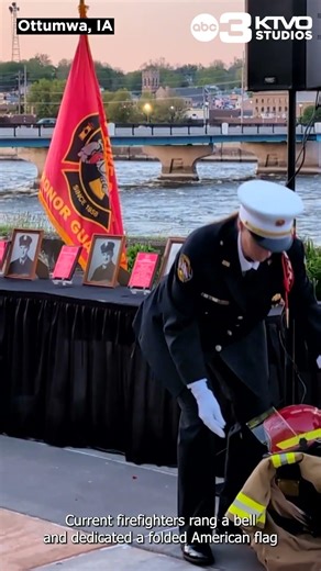 First ‘Light the Night for Fallen Firefighters’ honors Ottumwa Fire Department members