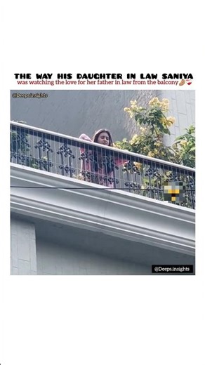 Did you notice Saniya in the balcony?❤️‍🩹#sachintendulkar #bollywood #viralvideo #shorts