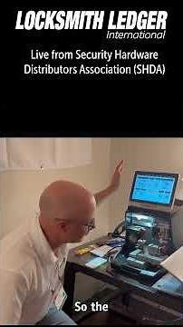 Kaba Ilco key machine demo from SHDA 2026