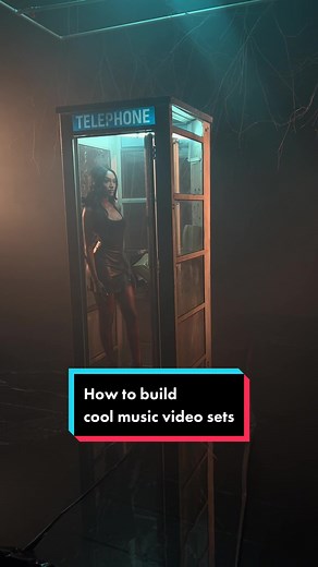 How to build cool music video sets! #fyp