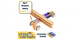 DIY Wooden Plane DC Motor Propeller