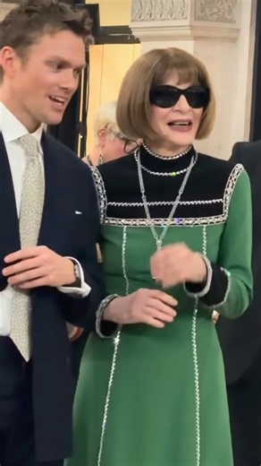 Anna Wintour, one of the most influential figures in the fashion world.