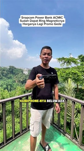 Snapcam Power Bank ACMIC, power bank wireless charging kapasitas 5000Mah