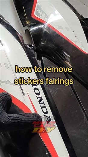 How to Remove Stickers from Motorcycle Fairings: DIY Tutorial