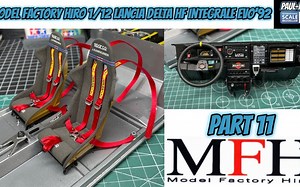 ISM Model Factory Hiro 12比例完整细节 蓝旗亚HF Delta Intergrale Evo '92 Part.11