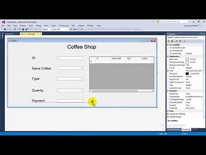 How to create a Coffee Shop Management Sytem Project In C#