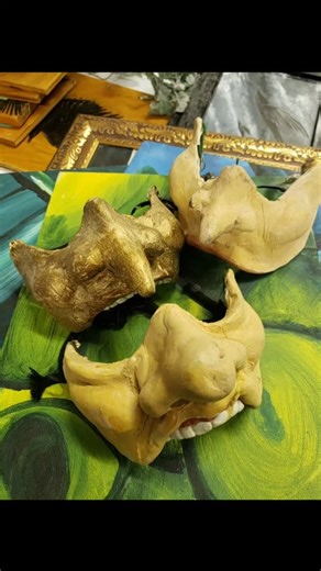 David Butler on Instagram: "I created these Comedia dell'arte masks for a production of School for Wives at Irish Classical theater years ago, using those creepy clear, store bought masks and then building an armature of wire, then adding light weight air drying clay (model magic). This play was scheduled to open the week after 911. The director, cast and crew decided, despite the fear of those days, that we needed to go on with the show... and we did. For 90 minutes everyone in the room forgot