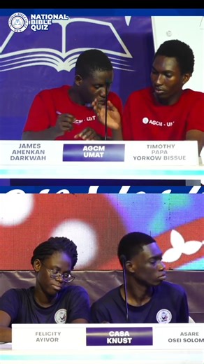 From 1 Timothy 4:12 Paul’s six-fold charge to Timothy — word, conduct, love, spirit, faith, purity. Did you get them all? A powerful reminder to lead by example. This time, it was AGCM UMaT that delivered! #NBQ2025 #TagYourChurch #TheWordLikeNeverBefore #NBQ2026 | National BIBLE QUIZ