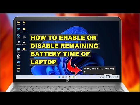 How to Display Remaining Battery Time in Windows 11 and 10