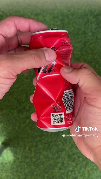 4 Sided Diamond Trick with Coca-Cola Can