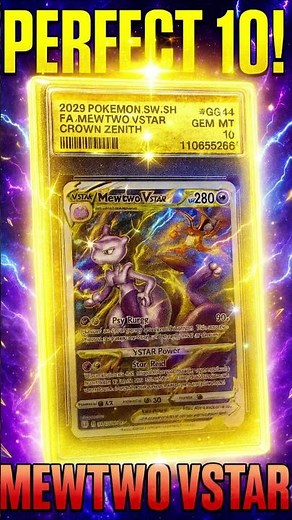 Mewtwo VSTAR Crown Zenith 🔥 PSA 10 Gem!