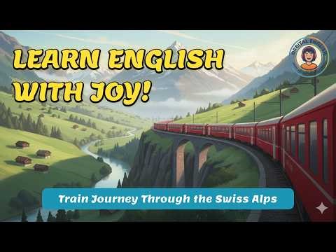 Train Journey Through the Swiss Alps | Learn English with Joy! | Fluency Through Stories