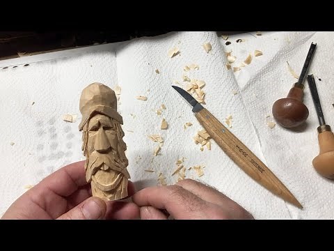 How to Carve a Simple Wood Spirit With A Knife