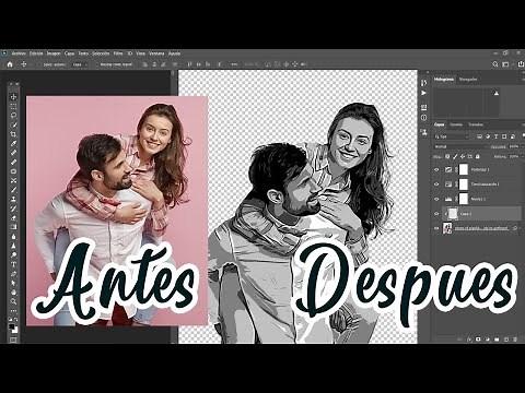 🔥APRENDE cómo VECTORIZAR una FOTOGRAFIA en PHOTOSHOP (Rápido y Fácil)