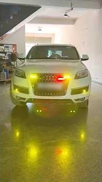 Audi Q7 Headlight Upgrade | Bi-LED Laser Projector + Micro Auxiliary Lights + Flasher Setup