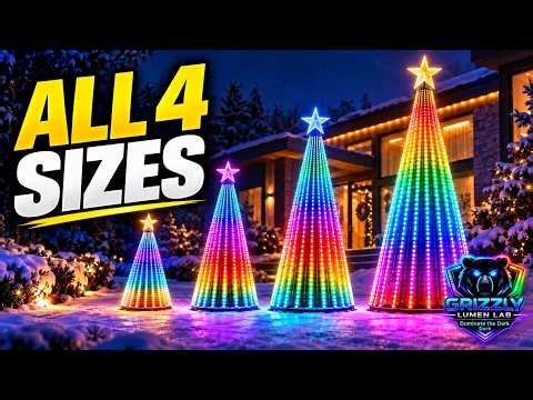 I Tested Every Govee Cone Tree Light | Is the 12ft Worth It?
