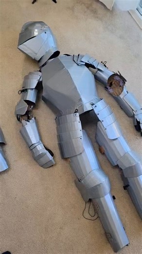 Cardboard Armor Duo | #diy #knight #cosplay #fyp