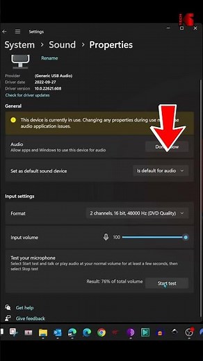 How to setup the microphone in Windows #shorts