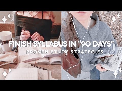 How to Cover the Entire Syllabus in 3 Months (Unique Techniques That Actually Work)