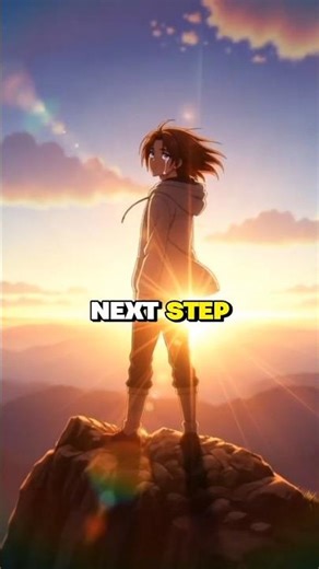 take the first step .short#self improvement anime #anime motivation