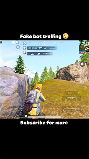 fake bot trolling 😐 #pubg #bgmi #pubgmobile
