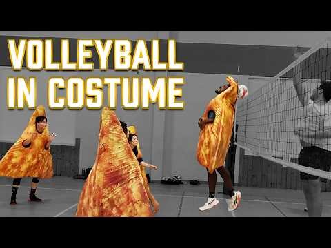 I Got My Friends to Play Volleyball in Doritos Costumes Part 1