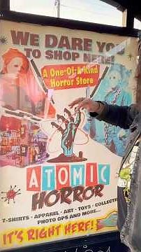 Orlando’s Best Horror Store! Atomic Horror Vlog #shoplocal #orlando #horrormovies