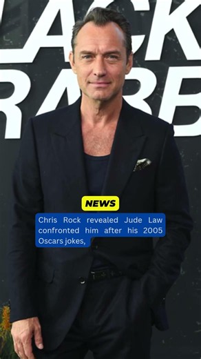 Jude Law Confronted Chris Rock Over This Oscars Joke! 😳🔥 #ChrisRock #JudeLaw #Oscars #Oscars2005