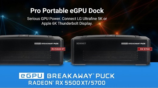 Breakaway Puck: Sonnet steckt Radeon RX 5700 in eGPU-Box - Golem.de