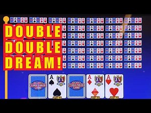 ACES as far as the eyes can see. HIGH LIMIT 50 Hand Double Double Bonus Video Poker - $60+ a spin