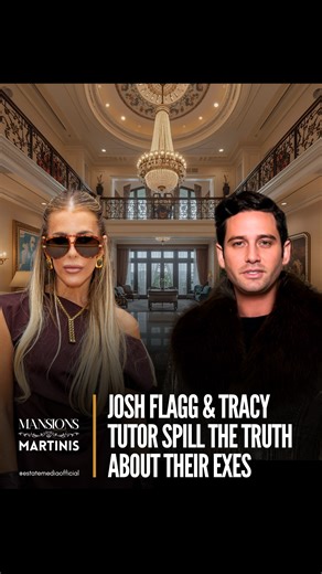 When the martinis start flowing… the truth comes out. 🍸😏 Watch the full video on YouTube: https://youtu.be/iwcPUlpeqGE In this episode of Mansions & Martinis, Josh Flagg and Tracy Tutor get brutally honest about their exes — who they liked, who they definitely didn’t, and what they’ve learned from it all. 💔💬 Let’s just say… some names were mentioned. 👀🔥 #MansionsAndMartinis #JoshFlagg #TracyTutor #RealEstateDrama #MillionDollarListing #LuxuryRealEstate #EstateMedia #RealTalk | Estate Media
