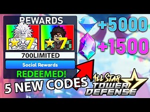 *NEW* WORKING ALL CODES FOR All Star Tower Defense IN 2024 JULY! ROBLOX CODES
