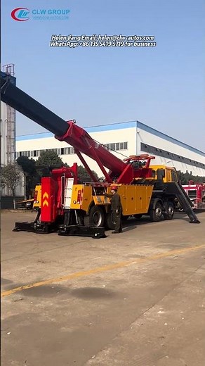 FAW 50Ton Rotator Wrecker Towing Truck for Bridge & Tunnel Incidents Heavy Commercial Vehicle Rescue