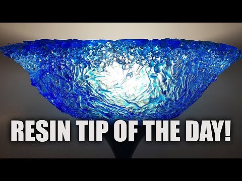 Resin Tip of the Day - Resin on a Curved Surface