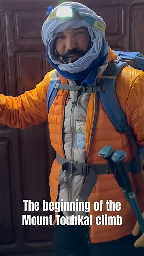 The start of Mount Toubkal climb was a rocky path.Mount Toubkal 4167m in Morocco’s Atlas Mountains