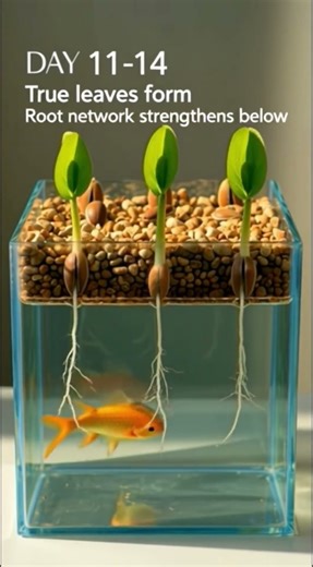 Plants Growing With Fish