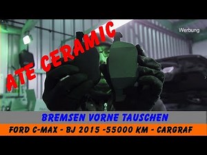 ATE CERAMIC - Ford C-MAX - 2015 model - Replacing front brake pads and discs - Dust-free?