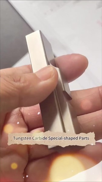 Each process is designed to make it better fit the core of the machine. #tungstencarbide #precisionprocessing #hardmetal #coustomized