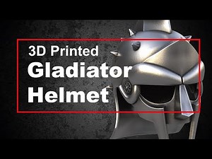 3D Printed Gladiator Helmet