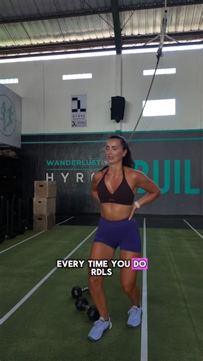 Rochelle Carter | Online Coach on Instagram: "RDLs = Back pain?… It’s probably something that needs tweaking with your form✅ Form is the most IMPORTANT part of weight lifting. Good form over everything and that’s why it’s something i work so closely on with my girls! & if you are feeling RDL’s in your back here are 3 things you may need to tweak: 1️⃣Don’t take the weights too far down - focus on driving your hips back as far as possible and then pausing there. Going down any further just pushes 