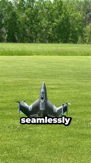 Futuristic FPV VTOL Drone Launch