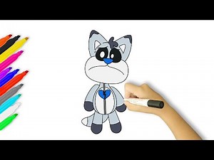 How to Draw Frowny Fox | Smiling Critters | Poppy Playtime