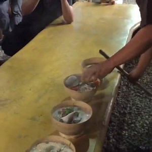 Caldo de Piedra. Snapper and shrimp with native Oaxacan vegetables. Incredible depth of flavor, cooked in 4 minutes. Archeologists agree the soup predates the age of pottery in this part of the world. An incredible piece of edible history where the story of a people can be told in a bowl of soup | Andrew Zimmern