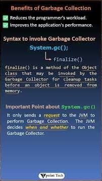 What is Garbage Collection in Java? | Tpoint Tech #java #tpointtech