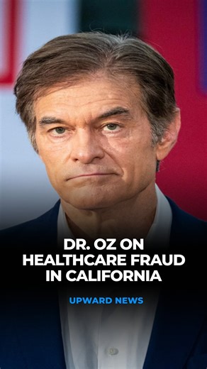 Upward News on Instagram: "Dr. Mehmet Oz has exposed a staggering $1.3 billion in suspected healthcare fraud in California’s hospice care system. Speaking alongside federal officials, Oz warned that “people are dying because they can’t get care—because they were falsely tricked into being on hospice.” Hospice is meant for those expected to live six months or less, but California has seen a 7x increase in hospice enrollment in recent years. “Doctors are being paid to send people inappropriately t