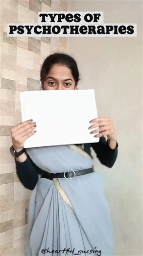 Types of Psychotherapies... 🧠🤯👩🏻‍⚕️🩺#psychotherapy #nursing #psychiatry #treatment