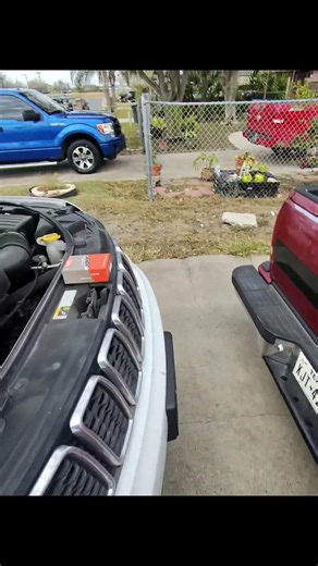 Installing LEDs on a Jeep Cherokee and this happened 😵 #cars #headlightupgrade #ledlights