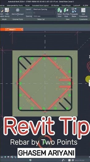 Revit Tipe: Rebar by Two Points