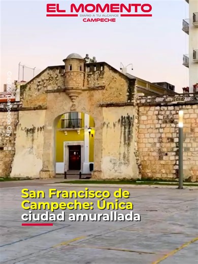 ¡Descubre San Francisco de Campeche, la única ciudad amurallada de México! 🏰🇲🇽 Construida hace siglos para frenar los ataques piratas 🏴‍☠️, hoy es un hermoso Patrimonio de la Humanidad. Calles coloridas, baluartes históricos y atardeceres mágicos frente al mar te esperan. 🌅✨ @gobiernodetodos @laydasansores #Campeche #CiudadAmurallada #TurismoMexico #ConoceMexico #ViajemosPorMexico #HistoriaDeMexico
